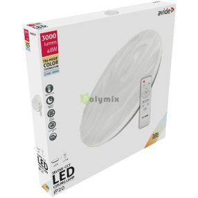 LED Mennyezeti Lámpa Selene-CCT 48W távirányítóval