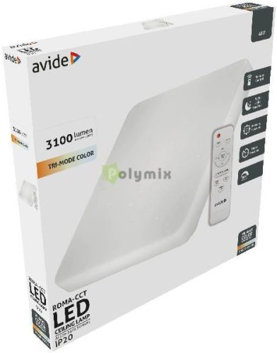 LED Mennyezeti Lámpa Csillagos Roma-CCT Csillagos 48W 3100lm távirányítóval