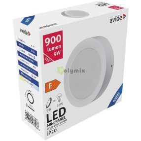   LED Falra Szerelhető Kerek Mennyezeti Lámpa Műanyag 9W CW 6400K