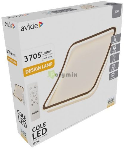 Design Mennyezeti Lámpa Cole RF Távirányítóval