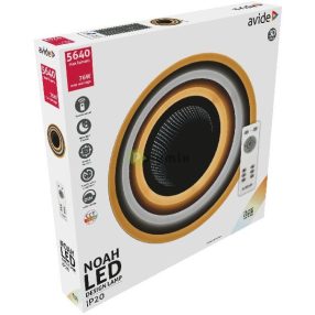   Design Mennyezeti Lámpa Noah 76W(38+38) RF Távirányítóval