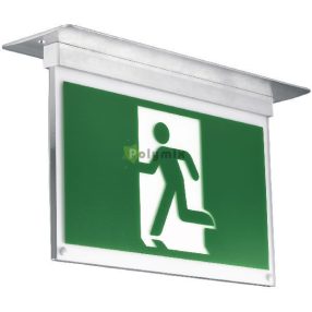 Exit Fény ALU beépíthető vízszintes jelekkel IP20