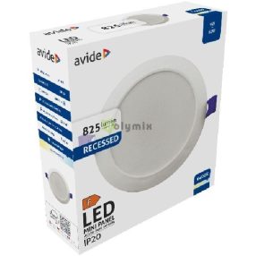   LED Beépíthető Kerek Mennyezeti Lámpa Műanyag 9W CW 6400K