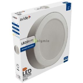   LED Falra Szerelhető Kerek Mennyezeti Lámpa Műanyag 18W CW 6400K