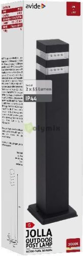 kültéri álló lámpa Jolla LED 2W WW 500mm IP44 Fekete