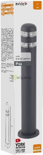 kültéri álló lámpa York LED 2W NW 500mm IP44 Antracit