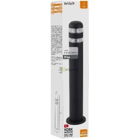 kültéri álló lámpa York LED 2W NW 500mm IP44 Fekete