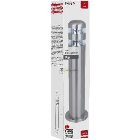   kültéri álló lámpa York LED 2W WW 500mm IP44 Szatén Nikkel