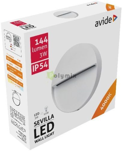 kültéri lépcső lámpa Sevilla LED 3W NW IP54 11cm