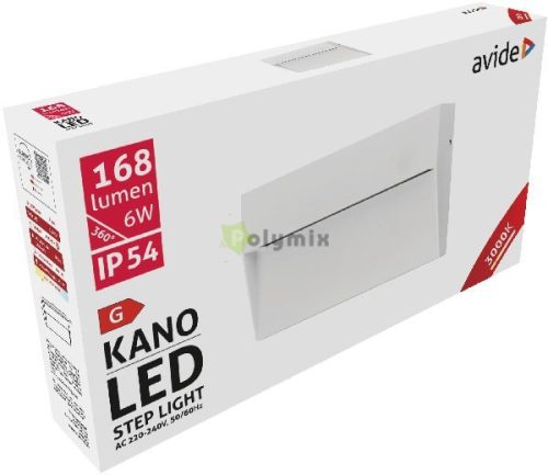 kültéri lépcső lámpa Kano LED 6W WW IP54 18cm