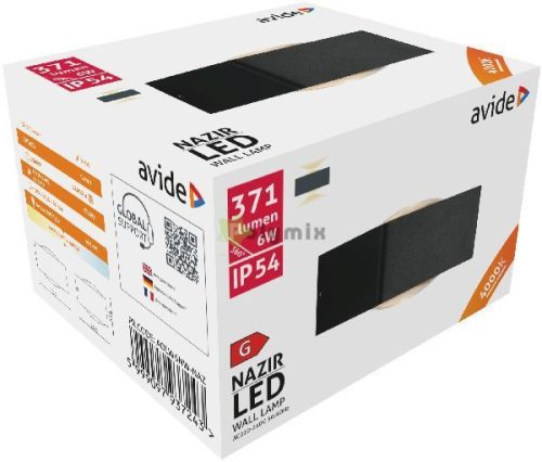 kültéri fali lámpa Nazir LED 6W NW IP54