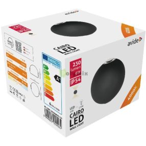 kültéri fali lámpa Cairo 2 irányú LED 6W NW IP54