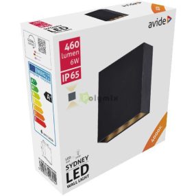 kültéri fali lámpa Sydney 2 irányú LED 6W NW IP65 13cm