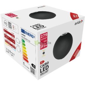 kültéri fali lámpa Cairo 2 irányú LED 6W WW IP54