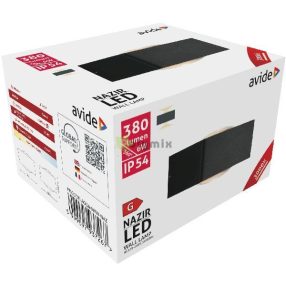 kültéri fali lámpa Nazir LED 6W WW IP54