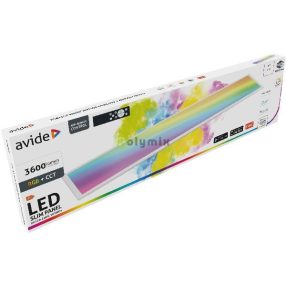 LED Slim Panel 1195x295x30mm 36W RGB+CCT