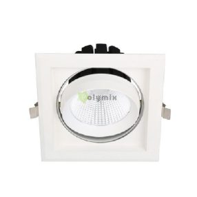   LED Downlight Sein Négyzetes 1x30W IP20 2800lm 15° WW 3000K