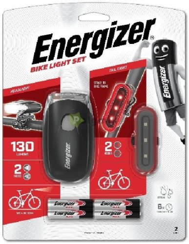 Energizer Kerékpár Lámpa 2 Részes + 4xAAA