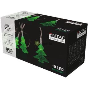   Karácsonyi Beltéri PVC Zöld Fenyőfa 10 LED 1,65m (2AA nt.)