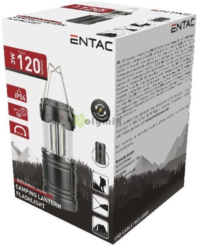 3W LED napelemes kempinglámpa