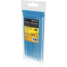 Kábelkötegelő 4.8mmx200mm Kék 50 db/cs
