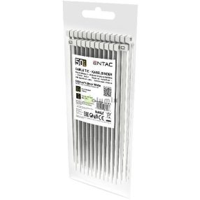 Kábelkötegelő 4.8mmx550mm Fehér 50 db/cs