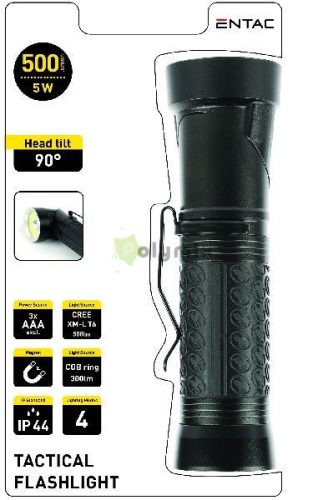 Elemlámpa 90° 5W T6 Alu 3xAAA(nt)