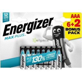 Max Plus Alkáli Ceruza Elem AA B6+2