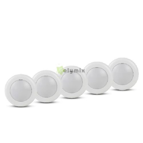 Mini Hordozható Éjjeli Fény 0.45W RGB + Távir. 6db/csomag