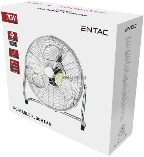 Hordozható Fém Padló Ventilátor 70W
