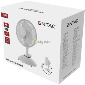 Hordozható Asztali (csiptethető) Ventilátor 17W