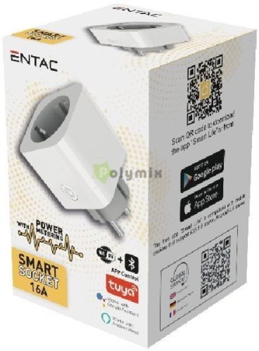 Smart Hálózati Adapter 1x fogyasztásmérővel WIBLE