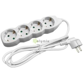 Elosztó 4 Foglalat 5m 3x1,5