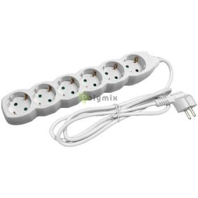 Elosztó 6 Foglalat 5m 3x1.5