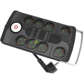   Elosztó 8 Foglalat Kapcsolóval Túlfesz. védelemmel 1.5m 3G1,5