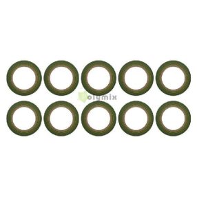SZALAG PVC 15/10 ZÖLD-SÁRGA
