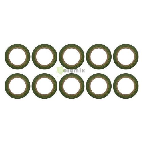 SZALAG PVC 15/10 ZÖLD-SÁRGA