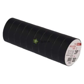 SZALAG PVC 19/10 FEKETE