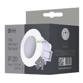 Mozgásérzékelő (PIR) IP20 360° fehér