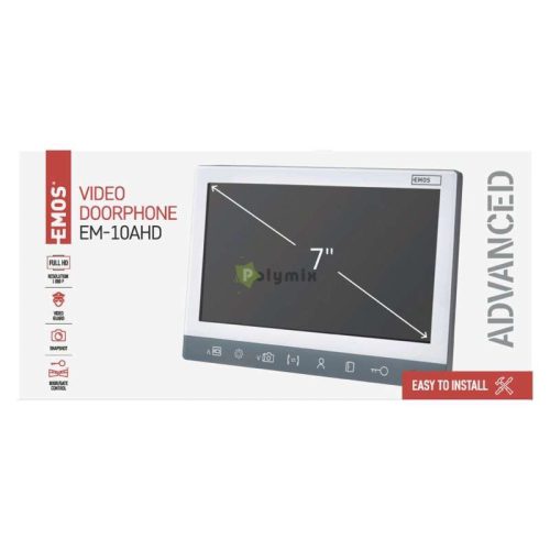 videó kaputelefon 7" em-10ahd