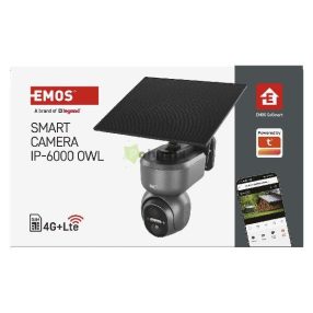   GoSmart 4G/LTE kültéri forgatható kamera IP-6000 OWL, szürke