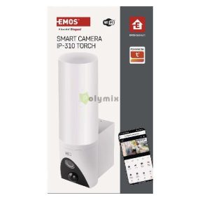   GoSmart Wifis kültéri forgatható kamera IP-310 TORCH világítással, fehér