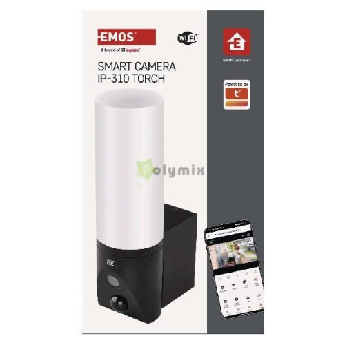 GoSmart Wifis kültéri forgatható kamera IP-310 TORCH világítással, fekete