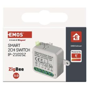 GoSmart kapcsolómodul IP-2102SZ, ZigBee, 2 csatornás