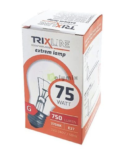 Hagyományos hőizzó 75W-E27 ÚJ!