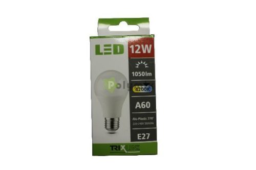 12W-E27 A60 LED izzó 4200K