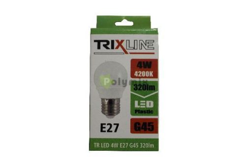 4W-E27 LED kisgömb izzó 4200K
