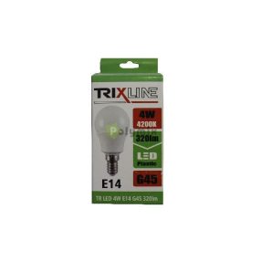 4W-E14 LED kisgömb izzó 4200K