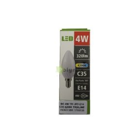 4W-E14 C35 gyertya LED izzó 4200K