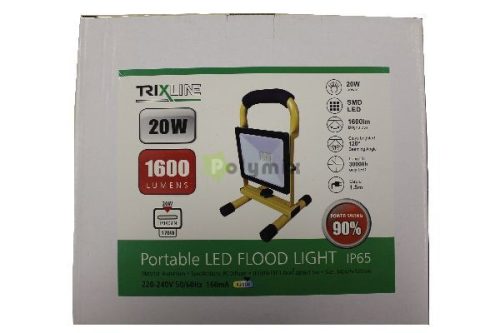 20W hordozható LED fényvető munkalámpa 4200K